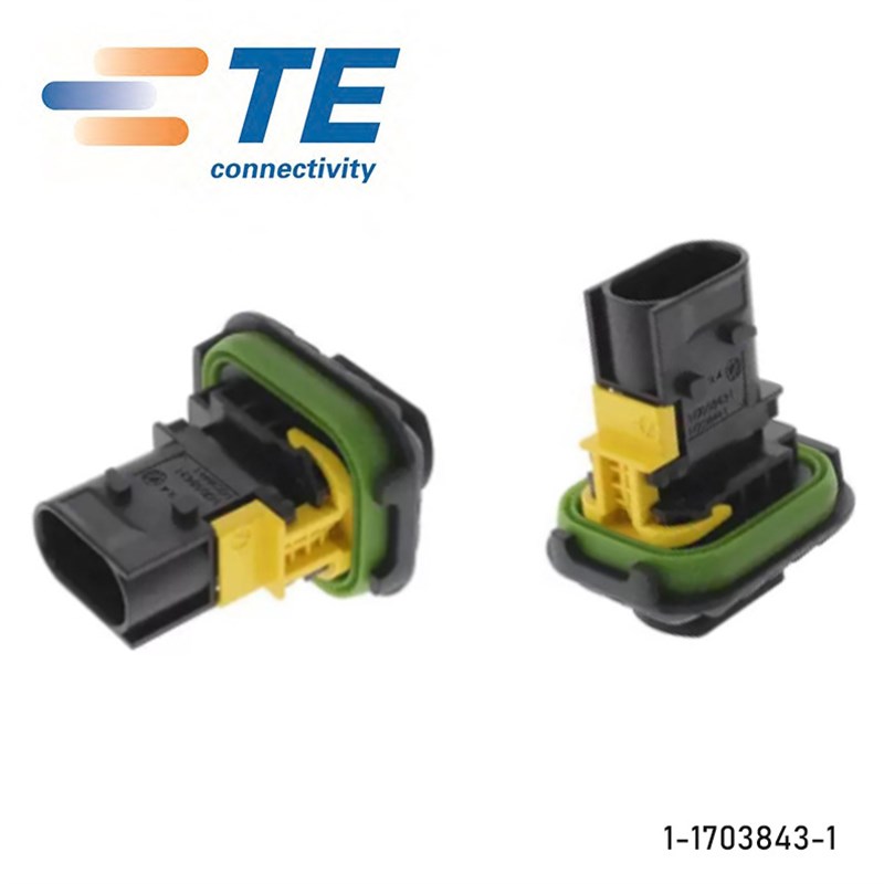 TE AMP/泰科 1-1703843-1 连接器 新能源插头汽车 3孔 原装现货
