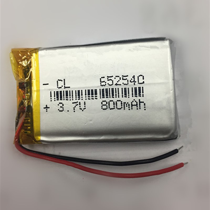 3.7v聚合物锂电池 652540 3.7V800MAH 行车记录仪锂电池 652540