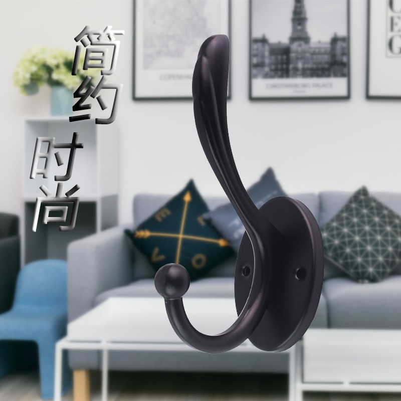 鞋柜挂衣钩创意简约单个门上门后玄关衣柜里侧面壁挂墙壁单勾大衣