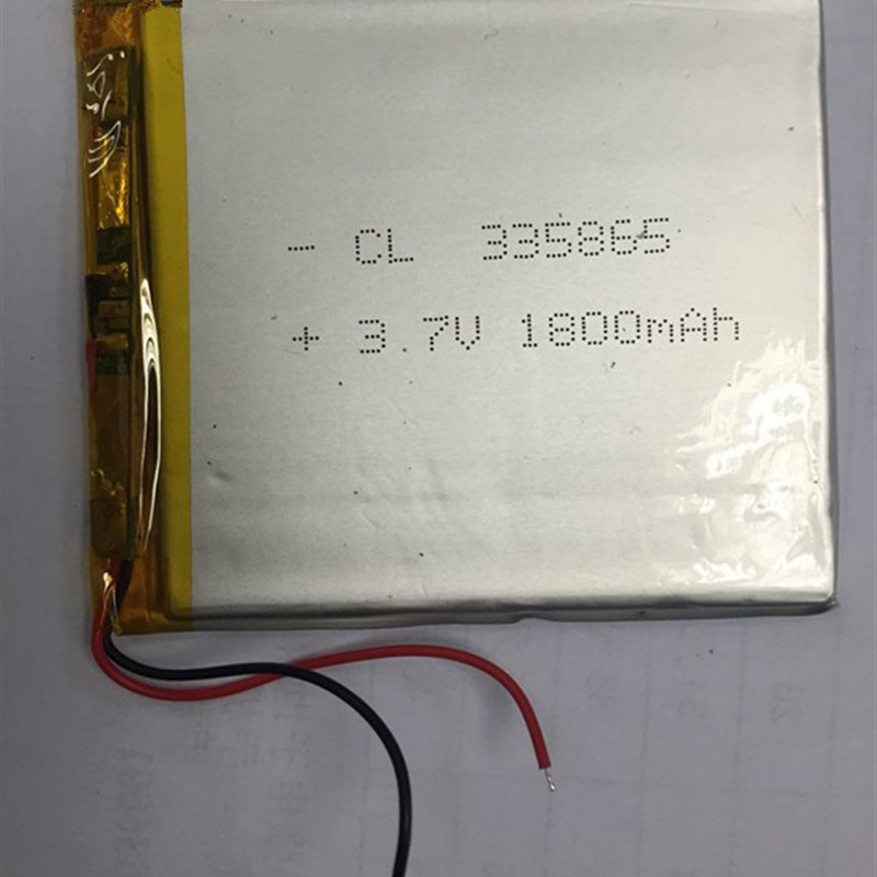 3.7V锂电池 335865 3.7V1800MAH充电锂电池 充电宝导航手机电池