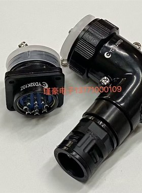 高品质航空插头座YD32K10Z YD32J10TR/TU 黑色弯头反装 AD21.2
