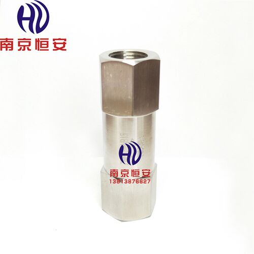 南京恒安ZH13F不锈钢高温高压螺纹单向阀止回阀逆止阀DN25 G1