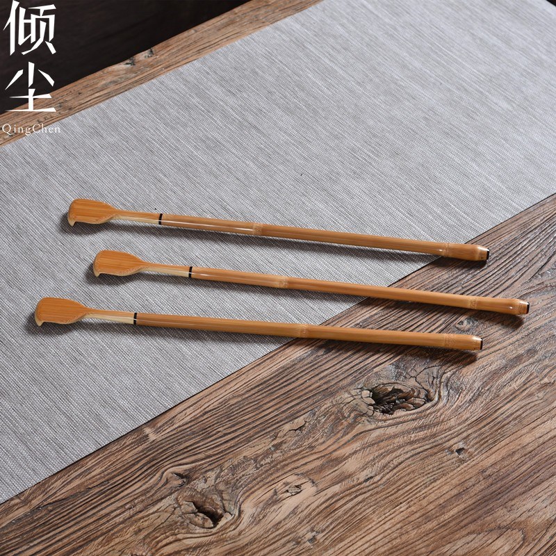 倾尘 高端实心玉竹痒痒挠 文玩竹制品 可养 手工精磨抓背抓痒神器