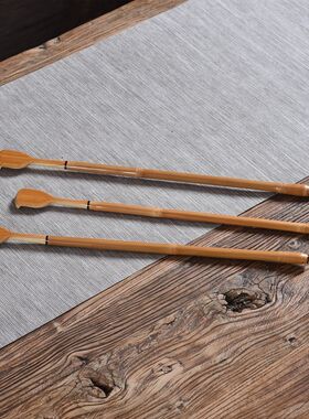 倾尘 高端实心玉竹痒痒挠 文玩竹制品 可养 手工精磨抓背抓痒神器