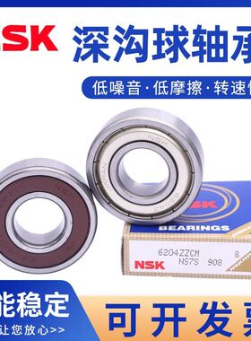 日本进口NSK深沟球轴承6220 6221 6222 6224 6226 6228 ZZ DDU CM