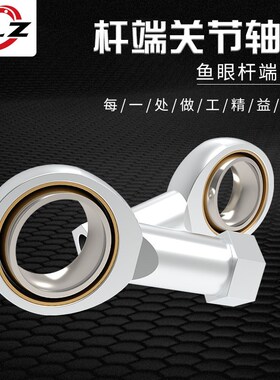 鱼眼杆端关节轴承SAL5 SA6 8 10 12 14 16 18 20 22 25 28 30T/K
