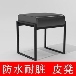 进门入户换鞋 凳小凳子家用门口 凳方凳沙发凳服装 店软包试衣间穿鞋
