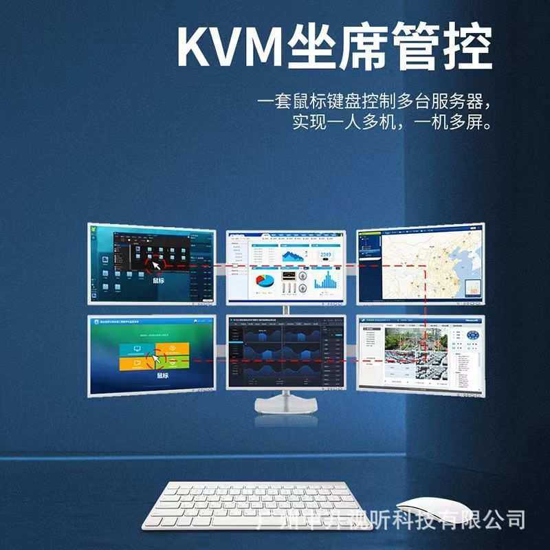 可视化综合管理平台KVM坐席管理系统指挥中心2K/4k分布式矩阵节点