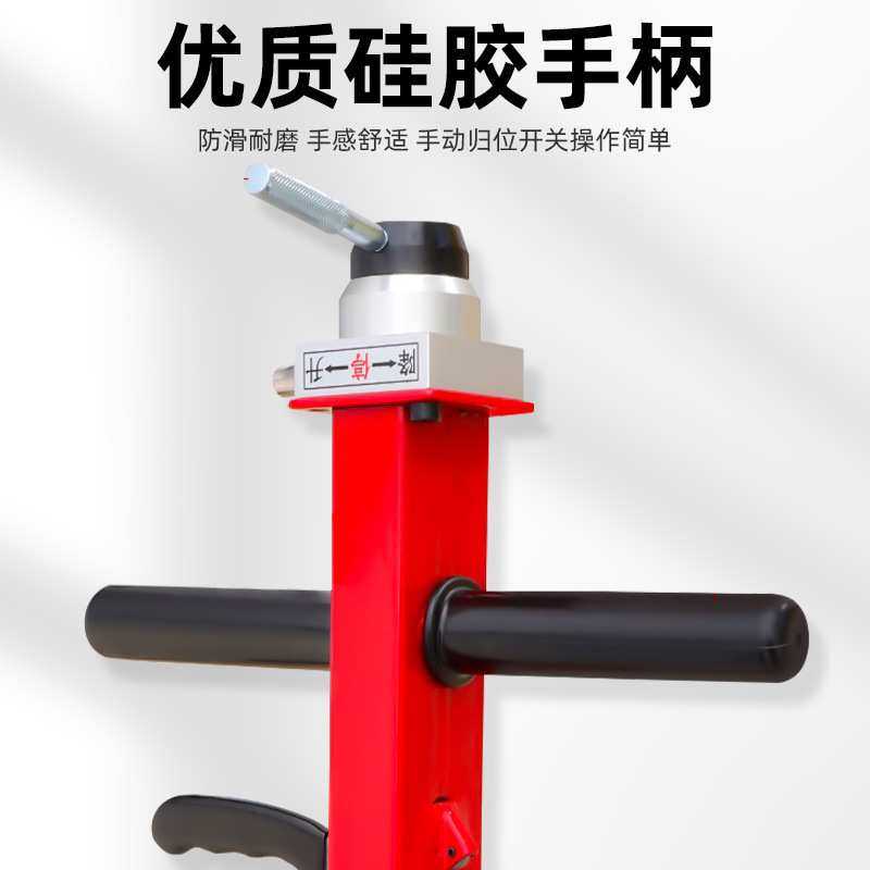 HUGO加高千金顶80吨卧式液压顶大梁用高位油压千斤顶气动顶高机