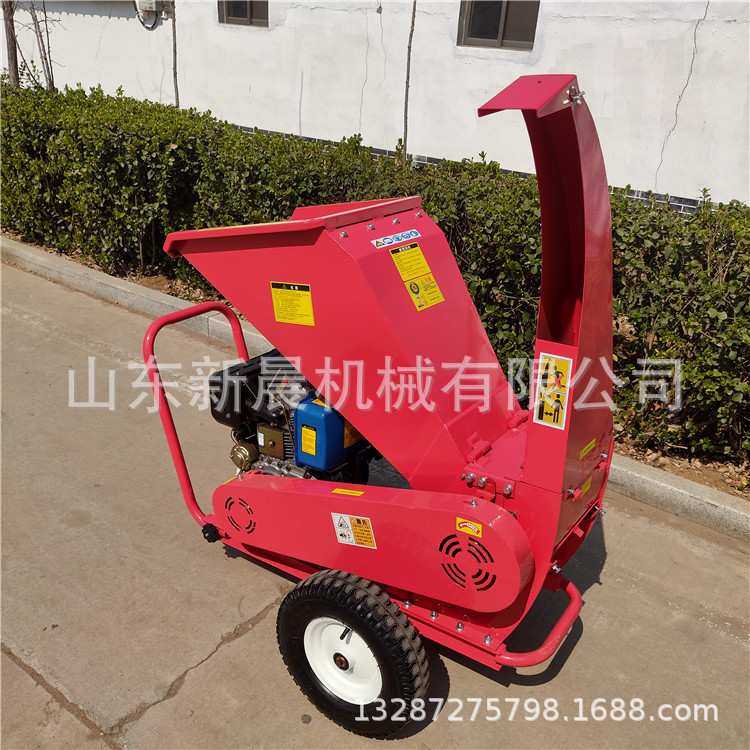果园树枝粉碎机 葡萄藤枝条打碎机手推式汽油碎枝机