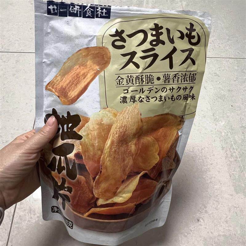 廿一研食社地薯片瓜片番薯零食红薯香脆干片地瓜干休闲整箱袋装