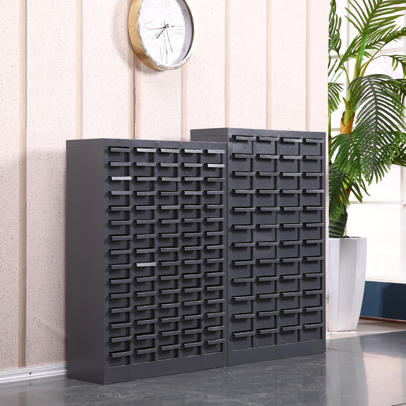 零件柜抽屉式工具柜样品柜螺丝收纳柜铁抽屉带锁电子元件柜物料柜