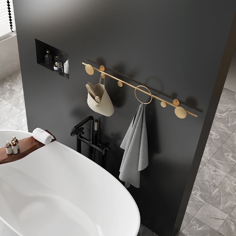 意式轻奢挂衣架壁挂墙上卧室衣服架子墙壁式玄关入户门口衣帽架