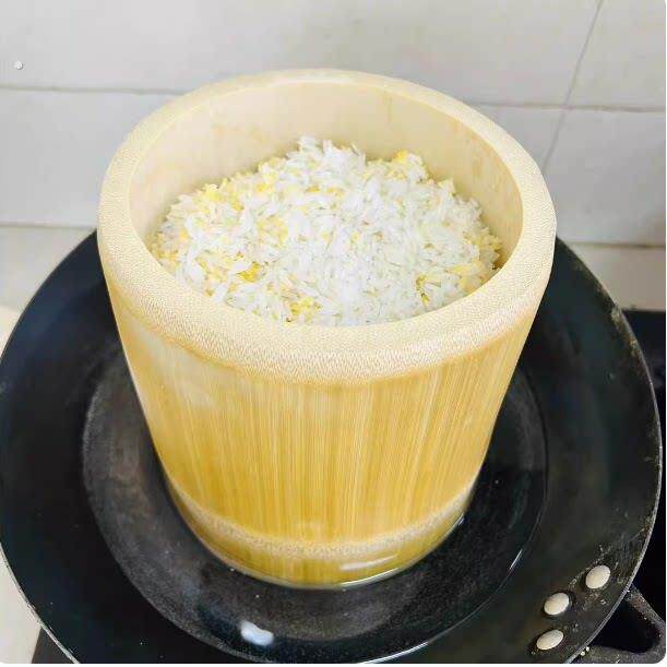 竹筒饭蒸筒蒸饭桶竹甄子传统手工天然楠竹蒸米饭神器整竹家用模具