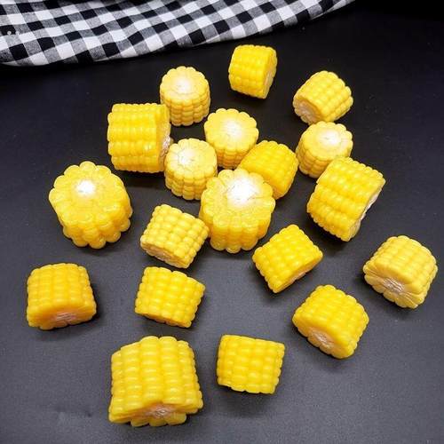 仿真果蔬玉米模型假玉米段玉米块食物模型摆设装饰儿童过家家玩具