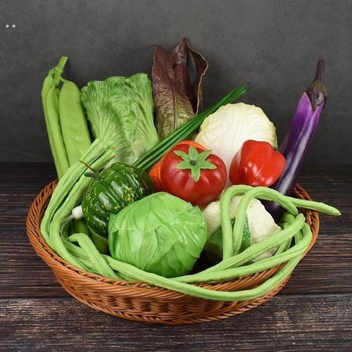 仿真果蔬模型假蔬菜水果摄影道具店铺展示柜装饰儿童玩具仿真一套