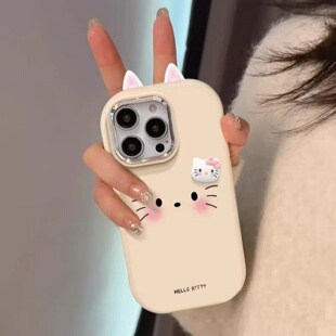 邦奥鸣猫耳朵适用于OPPOrealme真我14pro+13手机壳15/11neo7x/6seGT8prok12x新款K11/109全包V50镜框保护套