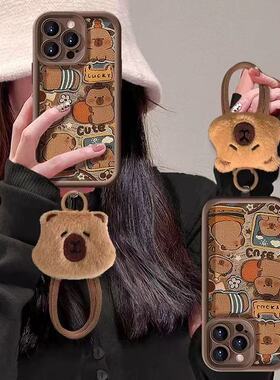 邦奥鸣小豚鼠适用小米17promax手机壳15/14/13/12/10/9Civi5pro女红米Note15pro+保护套K90/k80/70E60pro高竹