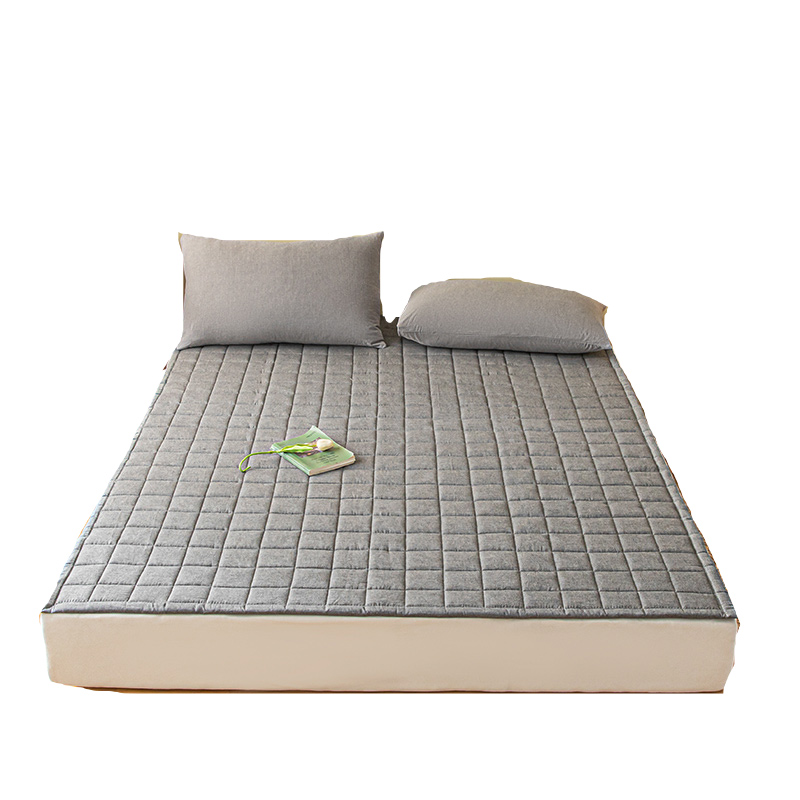 2023新款亲肤水洗棉棉花软床垫薄垫子床褥子单双人学生可折叠四季