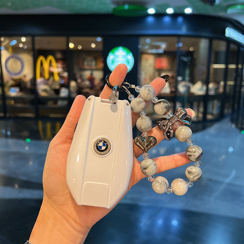 适用宝马钥匙套7系730li 740液晶新5系535LE6系GT包X3/X7/X5扣壳