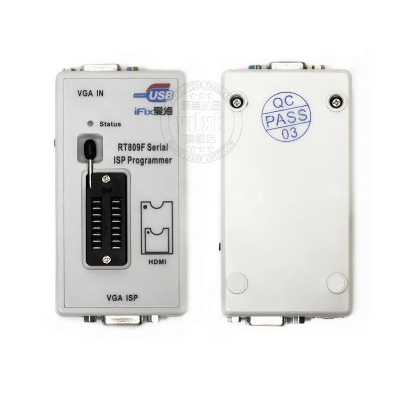 新款RT809F 电脑主板液晶电视通用智能USB编程器笔记本BIOS烧录器