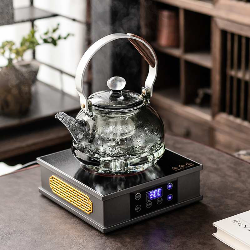 宋逸轩电陶炉家用小型煮茶炉静音煮茶套装高档烧水壶茶炉茶器