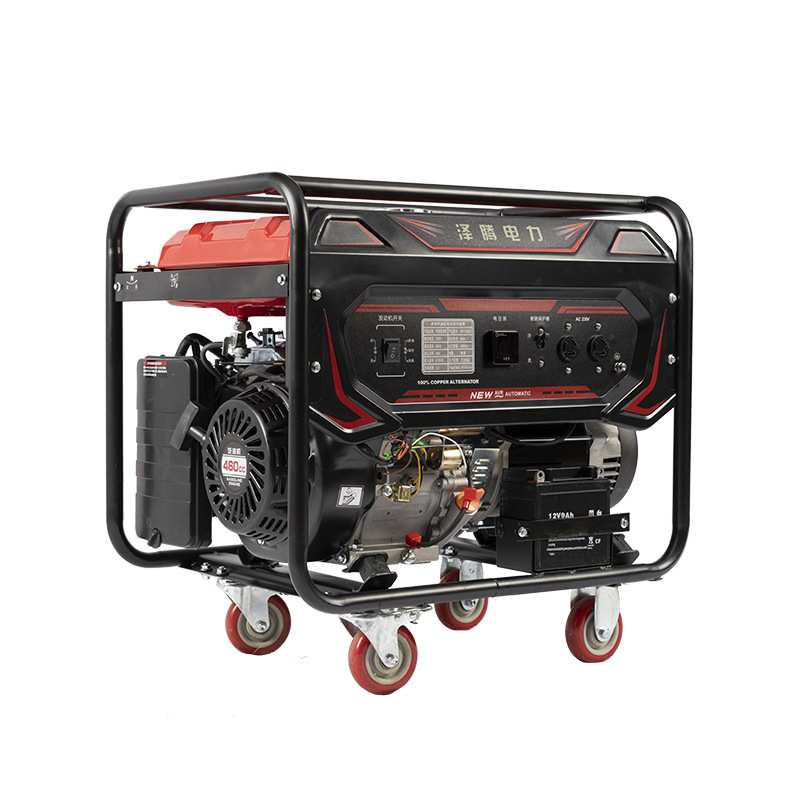 泽腾电力 6KW小型汽油发电机 SH7600E 纯铜电机手/电启动质保一年
