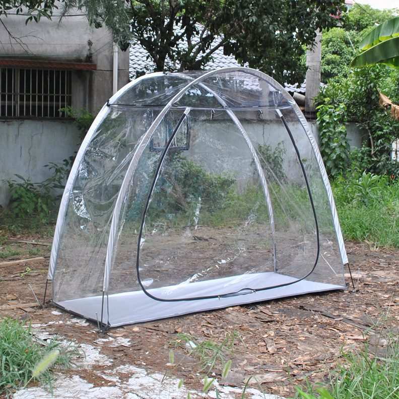 树木棚盆景折叠暖棚温室花棚保温家用大号简易暖房防冻罩过冬塑料