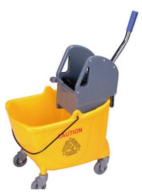 白云清洁 AF08081手压式榨水桶 拖把榨干机 拖把桶 家务清洁桶32L