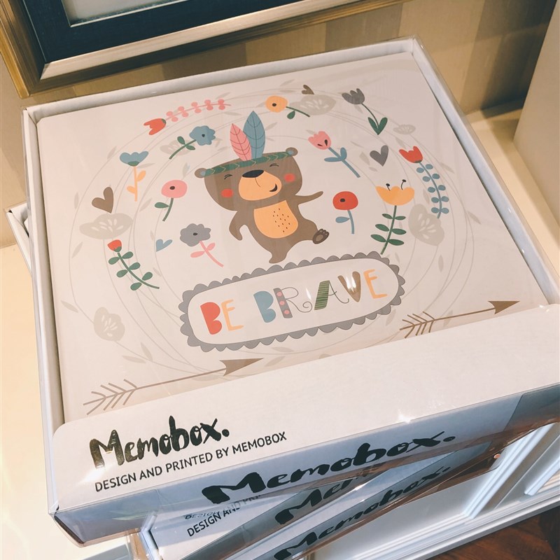 memobox大容量儿童成长相册插页式家庭相册可爱宝宝出生礼物