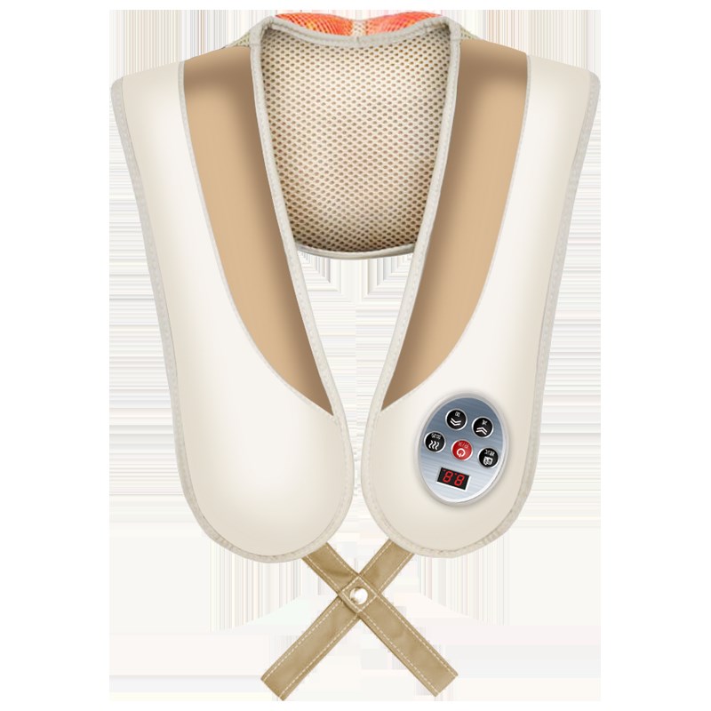 乐臣肩颈椎加热捶打按摩披肩颈部腰部肩膀部捶背脖子电动按摩器仪