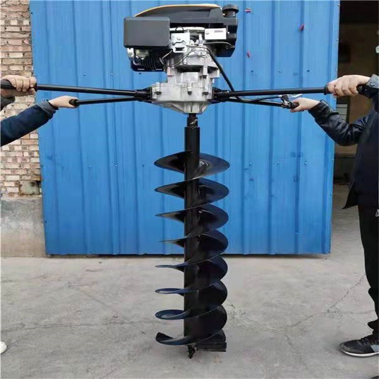 大马力汽油电杆钻孔机四