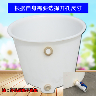 加厚牛筋塑料圆桶液压车桶大号化工搅拌发酵酿酒腌蛋叉车周转水桶