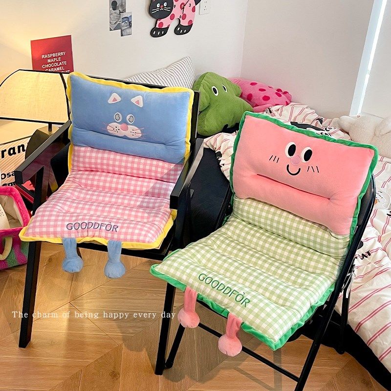 宿舍床头靠垫坐垫靠背一体椅子垫可爱趣味护腰座椅垫办公室久坐垫,居家布艺,床头靠垫,淘宝优惠券,粉丝福利购,淘宝优惠卷