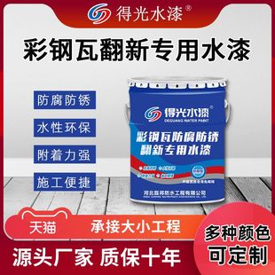 彩钢瓦翻新漆防水胶防锈防腐金属油漆免除锈铁锈转化剂工业漆