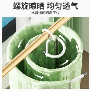 晾衣架阳台家用大圆形旋转挂凉晒床单被罩大衣架 晒被子神器螺旋式