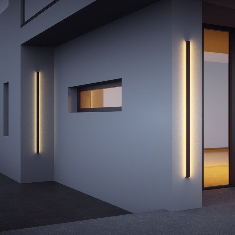 户外壁灯防水长条极简别墅庭院LED线条形洗墙灯花园大门室外墙灯,家装灯饰光源,壁灯,淘宝优惠券,粉丝福利购,淘宝优惠卷