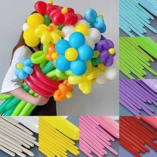 饰品26造型儿童卡通长条花束摆摊JO10O支加厚 Y0汽球气球O0魔术装