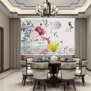 卷帘窗帘阳台办公室客厅遮光防晒隔热免打孔手拉式 新中式 升降帘