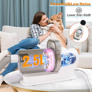 猫咪多功能理毛器吸毛器套装 宠物吸剪一体机狗狗吸尘套装