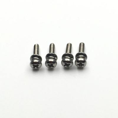 GB9074.4不锈钢盘头三组合螺丝M2*12/千 m2x12/8/6圆头组合螺丝钉