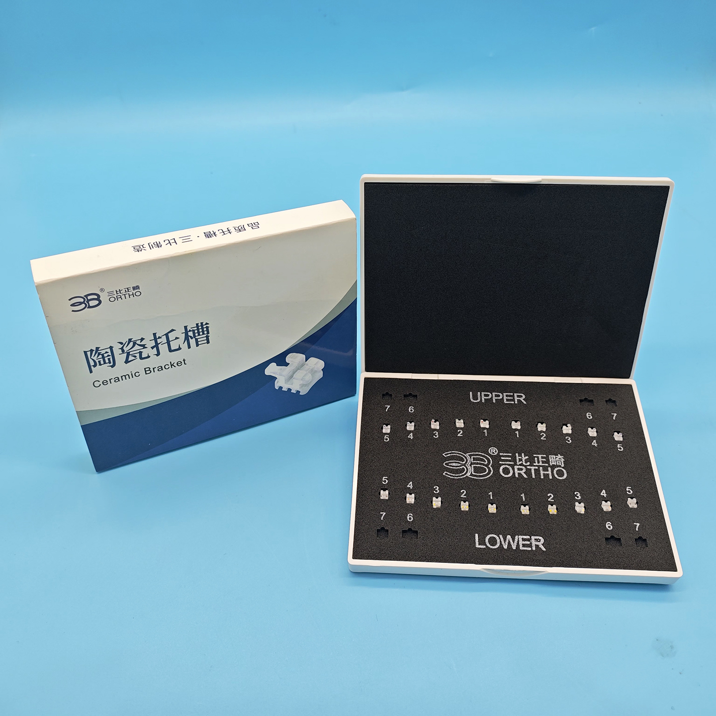 三比陶瓷托槽MBT口腔正畸材料