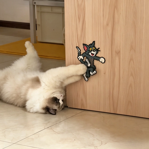 汤姆猫旋转玩具猫咪解闷自嗨神器