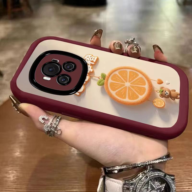 适用华为荣耀magic6pro手机壳文字bvl-an00软硅胶honormagic6保护套5g全包边防摔荣誉magic6个性创意卡通女款