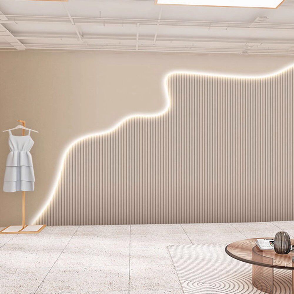 网红轻奢奶油风壁布服装直播间背景墙纸医美高级感墙布美容院壁纸,家装主材,定制壁画,淘宝优惠券,粉丝福利购,淘宝优惠卷