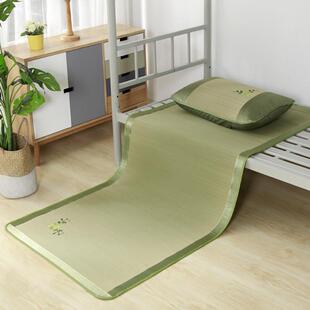 天然蔺草席学生席宿舍单人床凉席子0.8 0.9 1.1m1.2米床冰丝藤席