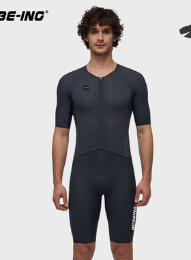 BCBE-ING旗舰版320密度坐垫连体骑行服短袖男士公路自行车骑行服