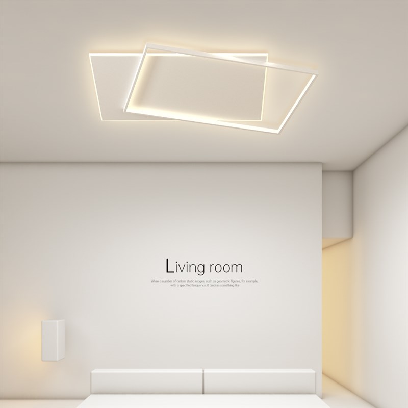 简约现代LED吸顶灯创意几何客厅灯极简卧室灯饭厅灯书房房间灯具