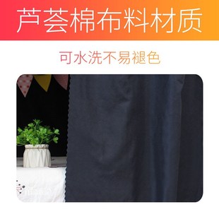 半遮光纯黑床帘宿舍上铺寝室大学生上下铺帘子围帘窗帘下桌遮挡布