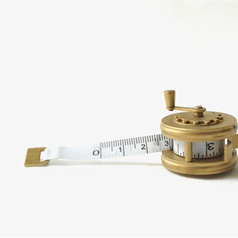 年轮公园ZORING PA宅造店 黄铜手动卷轴S 复古飞轮小卷尺,五金/工具,卷尺,淘宝优惠券,粉丝福利购,淘宝优惠卷